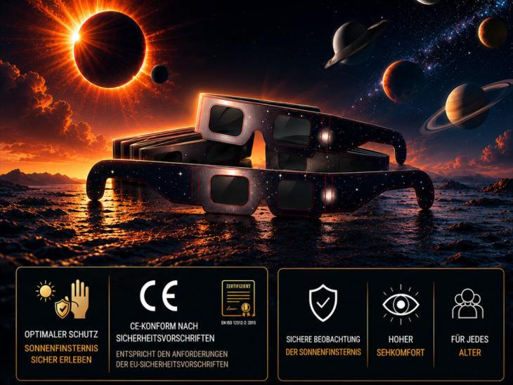 Sonnenbrillen Eclipse 2026: das unverzichtbare Accessoire für diese Veranstaltun
